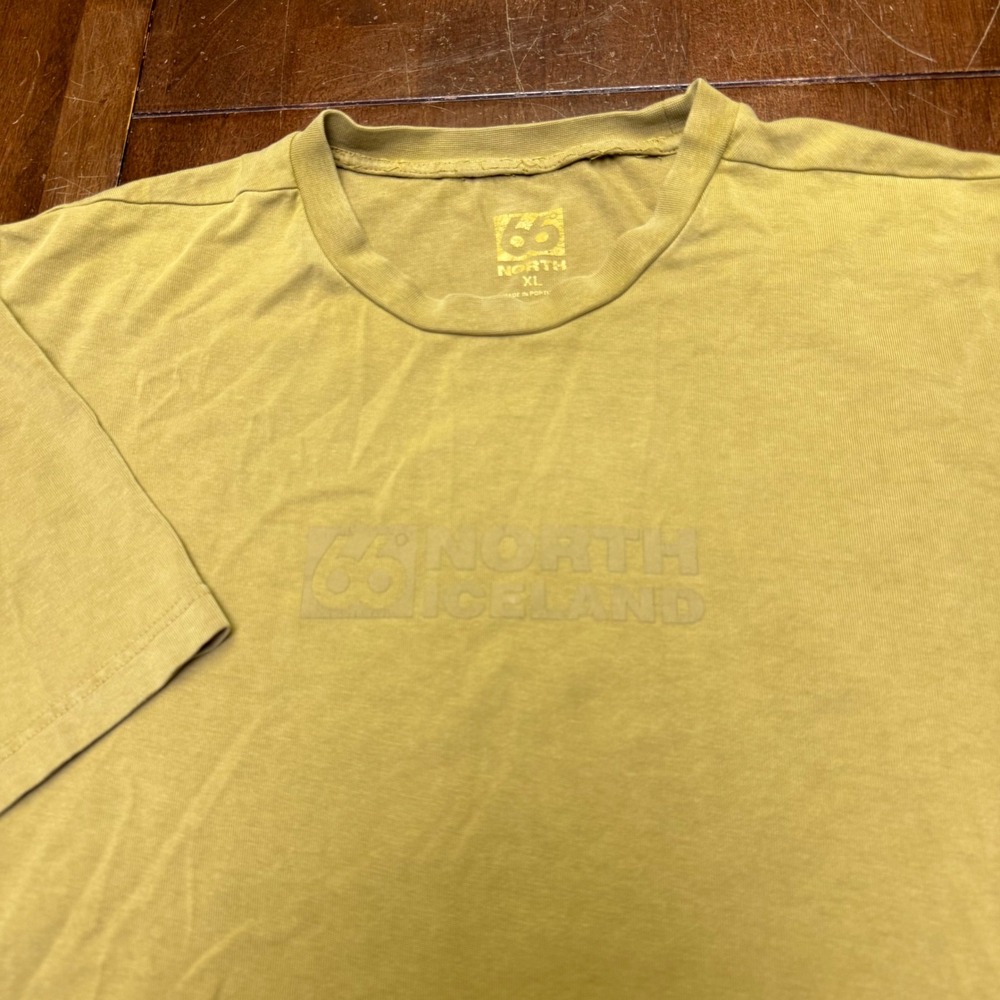 66 North Borgir T-Shirt Mens XL Organic Cotton Tonal Logo V66099
